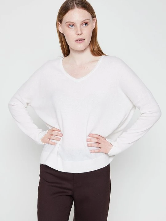 Zdjęcie produktu Sweter ALL CASHMERE biały