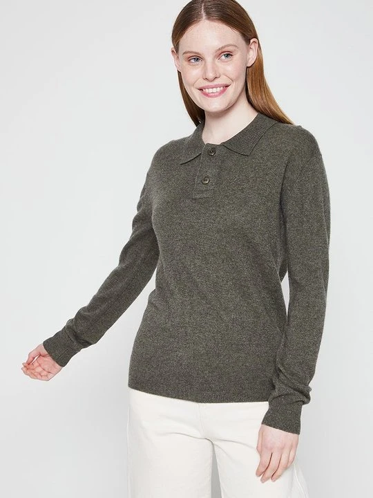 Zdjęcie produktu Sweter ALL CASHMERE khaki