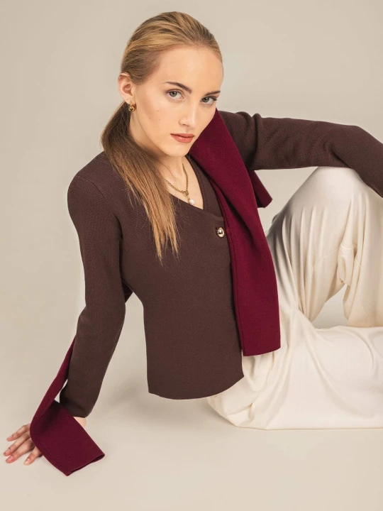 Zdjęcie produktu Sweter Amara – elegancki kardigan damski LAÏF