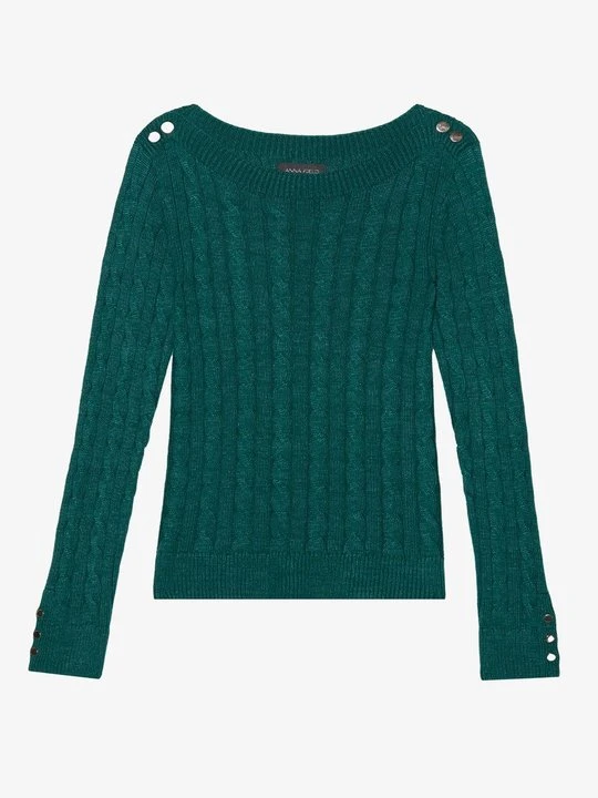 Zdjęcie produktu Sweter Anna Field By Zalando ciemnozielony