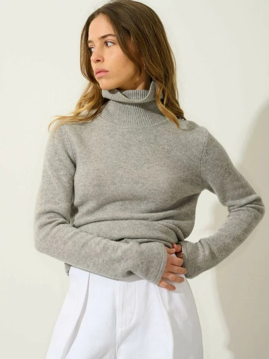 Zdjęcie produktu Sweter AUTHENTIC CASHMERE szary melanż