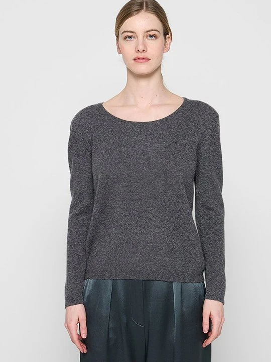 Zdjęcie produktu Sweter AUTHENTIC CASHMERE antracytowy melanż