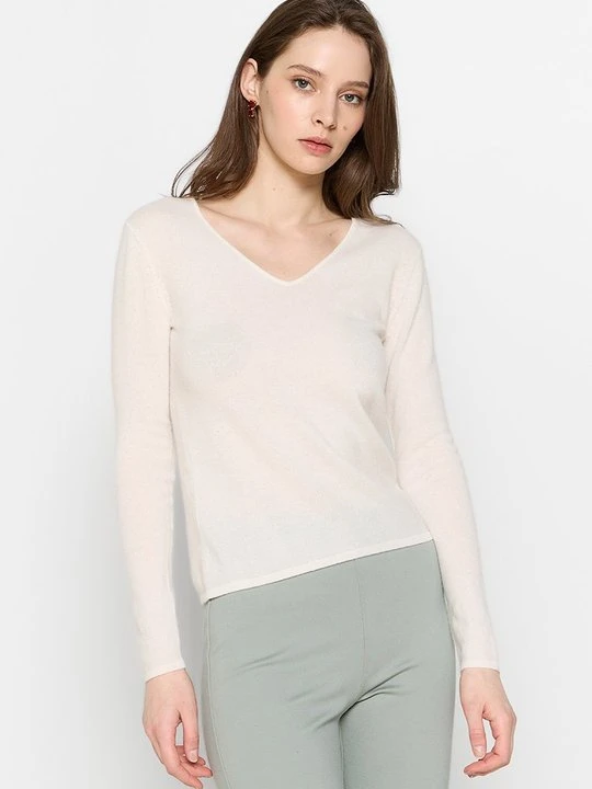 Zdjęcie produktu Sweter AUTHENTIC CASHMERE mleczny