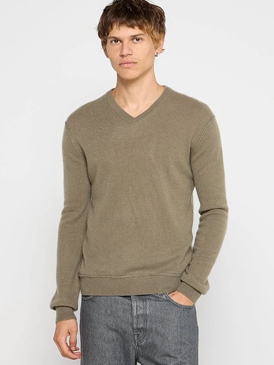 Zdjęcie produktu Sweter AUTHENTIC CASHMERE oliwkowy