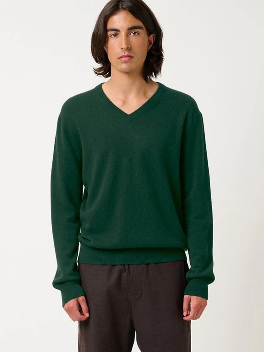 Zdjęcie produktu Sweter AUTHENTIC CASHMERE ciemnozielony