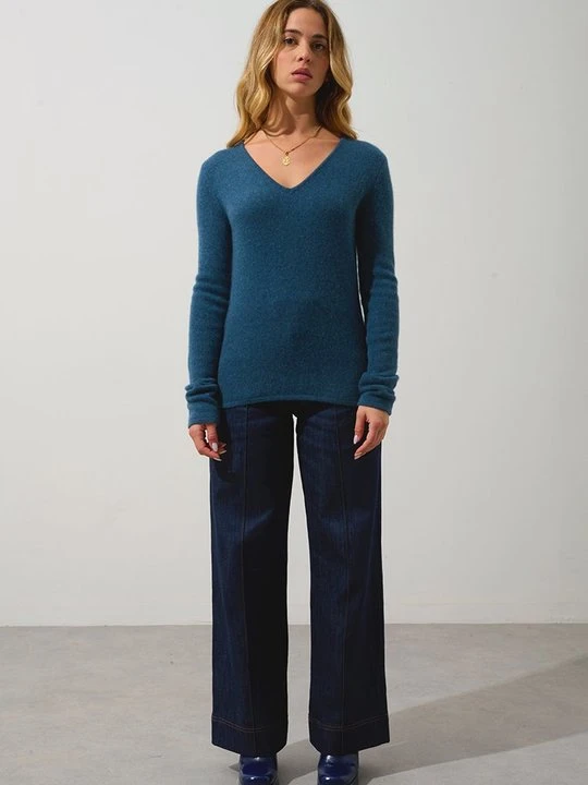 Zdjęcie produktu Sweter AUTHENTIC CASHMERE morski