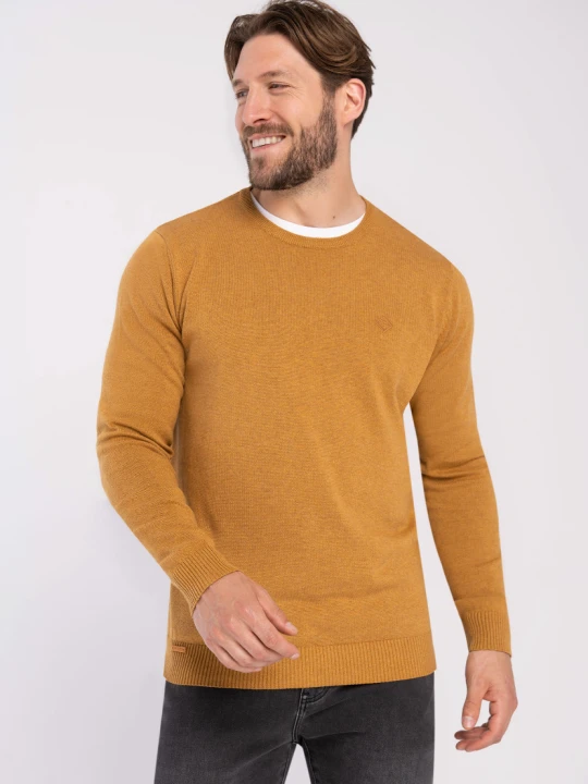 Zdjęcie produktu Sweter basic S‑RADO Volcano Żółty melanż