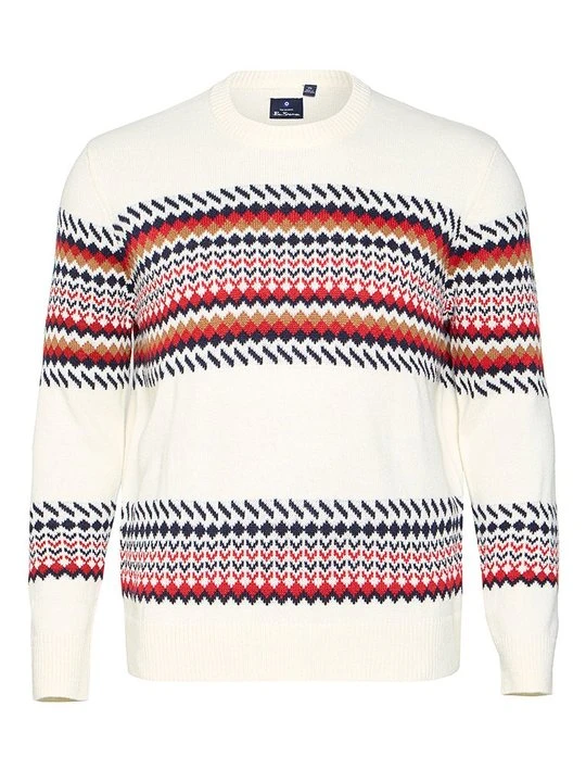 Zdjęcie produktu Sweter Ben Sherman mleczny