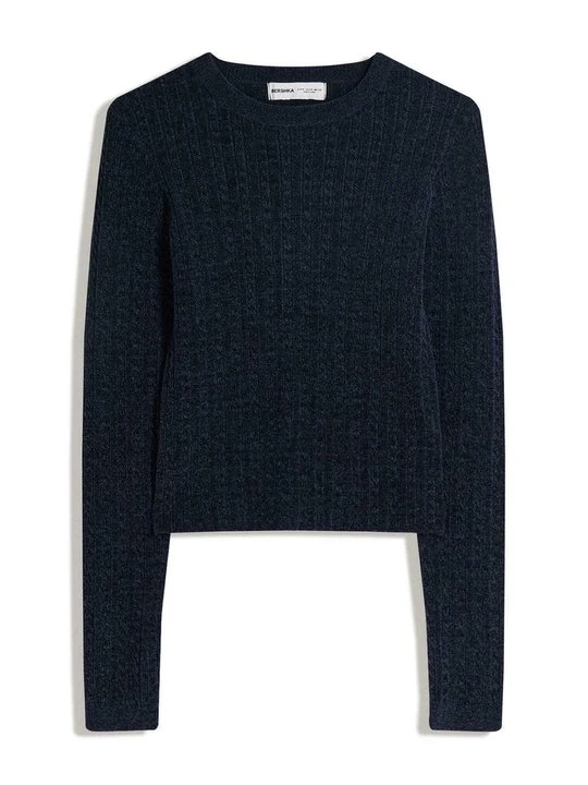 Zdjęcie produktu Sweter Bershka granatowy