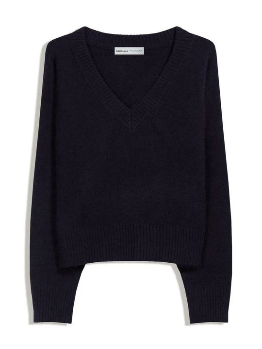 Zdjęcie produktu Sweter Bershka granatowy