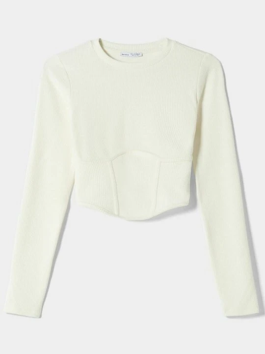 Zdjęcie produktu Sweter Bershka biały