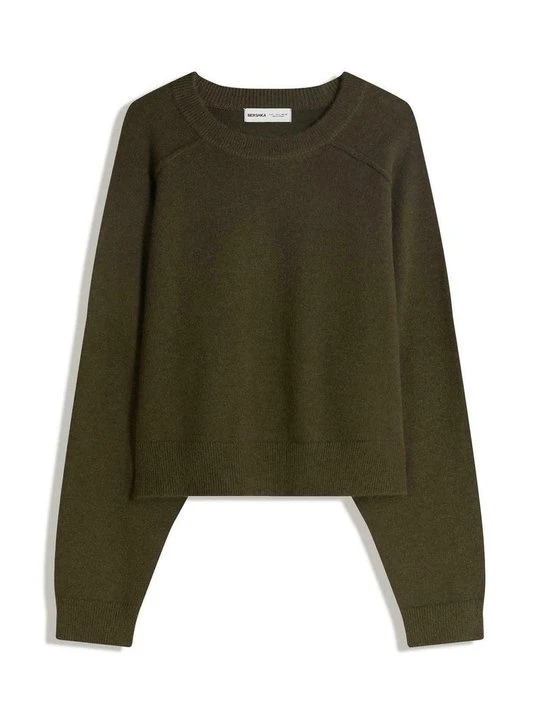 Zdjęcie produktu Sweter Bershka zieleń butelkowa
