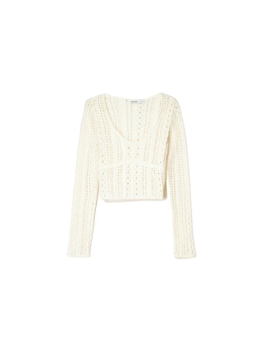 Zdjęcie produktu Sweter Bershka beżowy