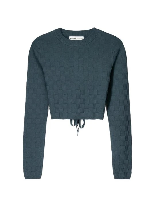 Zdjęcie produktu Sweter Bershka granatowy