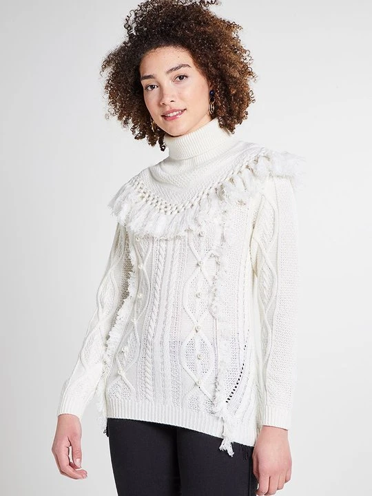 Zdjęcie produktu Sweter Blugirl Blumarine mleczny