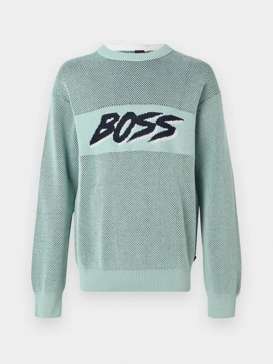 Zdjęcie produktu Sweter Boss turkusowy
