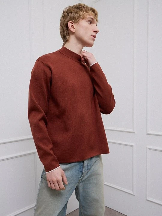 Zdjęcie produktu Sweter Calvin Klein brązowy