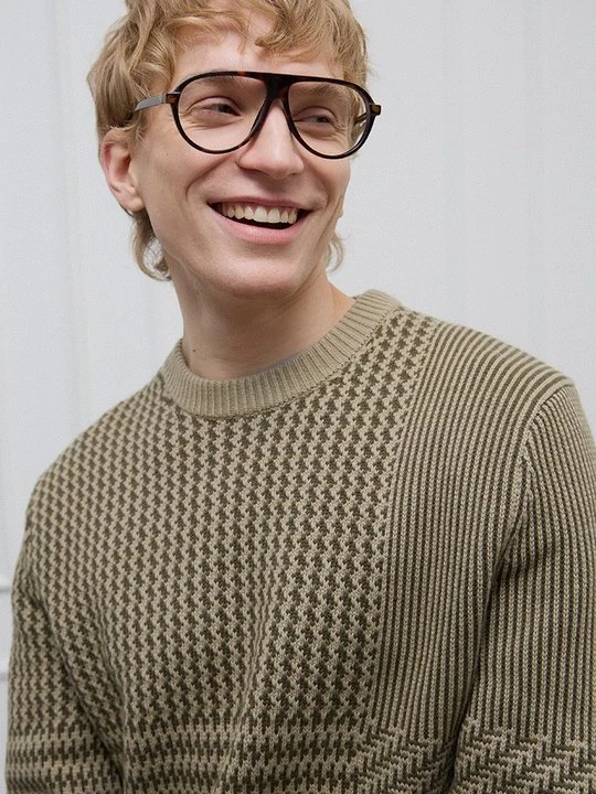 Zdjęcie produktu Sweter Calvin Klein oliwkowy