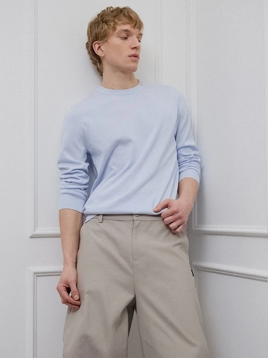 Zdjęcie produktu Sweter Calvin Klein jasnoniebieski