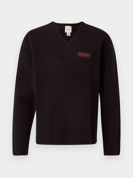 Zdjęcie produktu Sweter Calvin Klein ciemnobrązowy