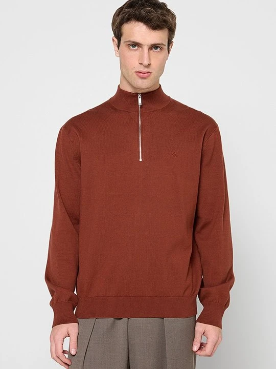 Zdjęcie produktu Sweter Calvin Klein brązowy