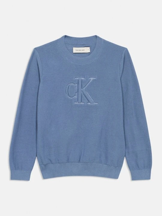 Zdjęcie produktu Sweter Calvin Klein Jeans jasnoniebieski