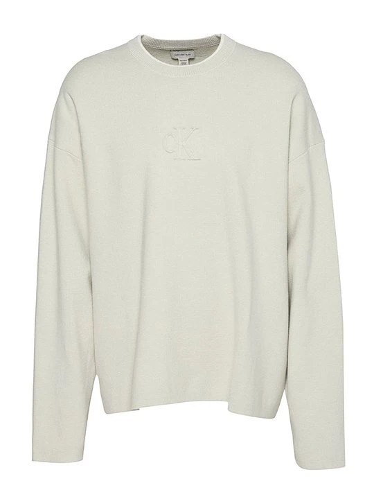Zdjęcie produktu Sweter Calvin Klein Jeans jasnoszary