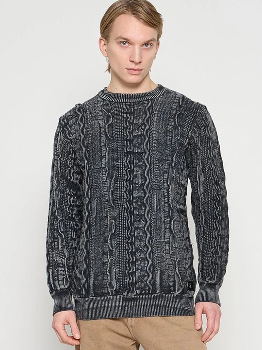 Zdjęcie produktu Sweter Carlo Colucci czarny