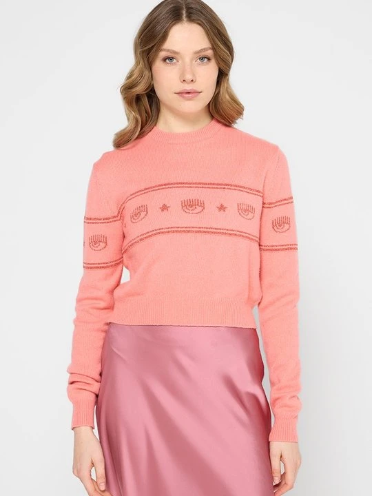 Zdjęcie produktu Sweter Chiara Ferragni koralowy