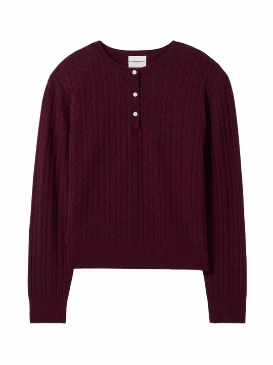 Zdjęcie produktu Sweter CLAUDIE PIERLOT bordowy