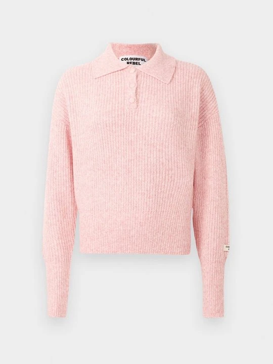 Zdjęcie produktu Sweter Colourful Rebel jasnoróżowy