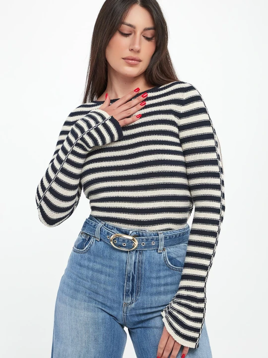Zdjęcie produktu Sweter damski w paski TWINSET