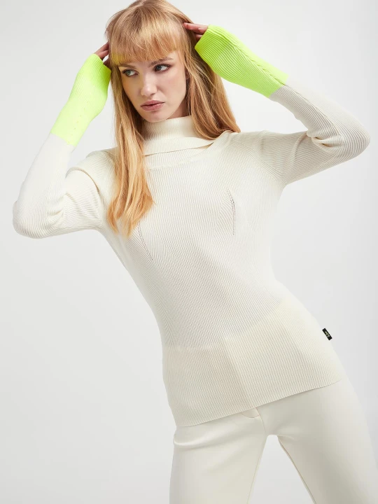 Zdjęcie produktu Sweter damski z golfem TWINSET ACTITUDE