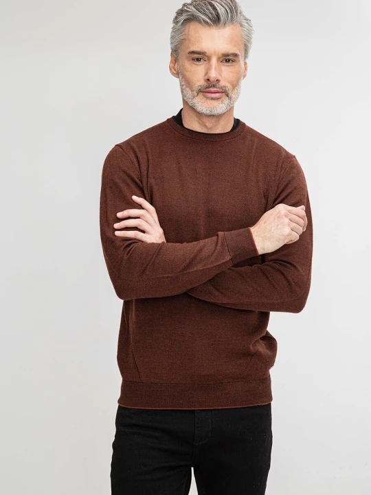 Zdjęcie produktu Sweter DANIELE 01037B50RRA Giacomo Conti Czerwony