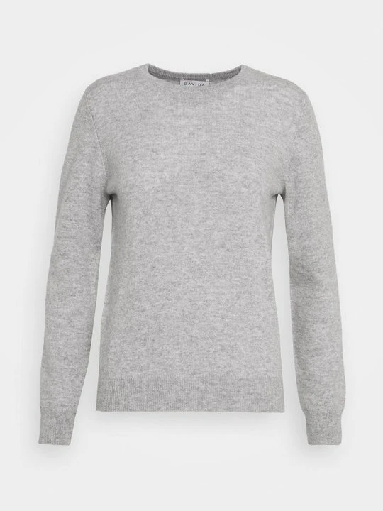 Zdjęcie produktu Sweter Davida Cashmere jasnoszary