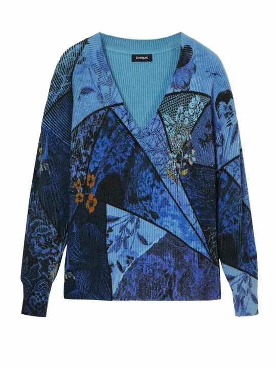 Zdjęcie produktu Sweter Desigual niebieski