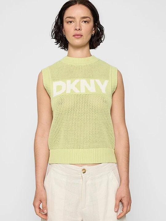 Zdjęcie produktu Sweter DKNY jasnozielony