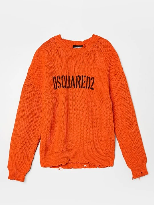 Zdjęcie produktu Sweter Dsquared2 pomarańczowy