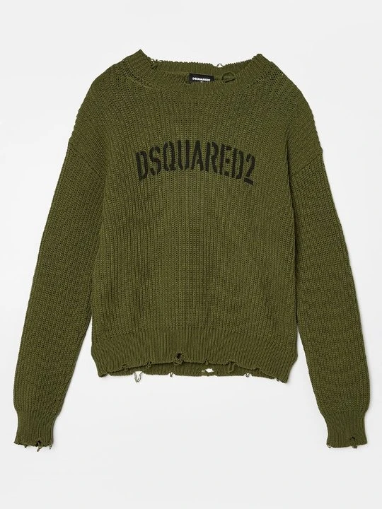 Zdjęcie produktu Sweter Dsquared2 oliwkowy