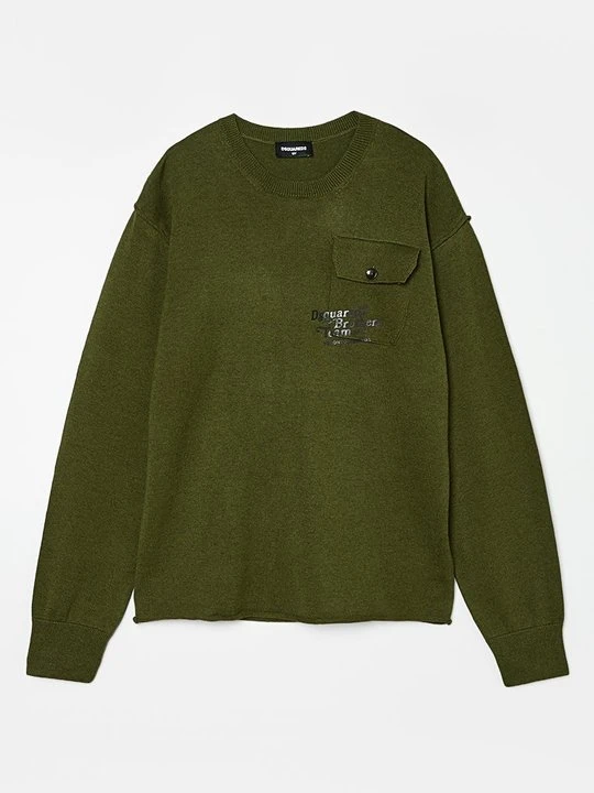 Zdjęcie produktu Sweter Dsquared2 zielony