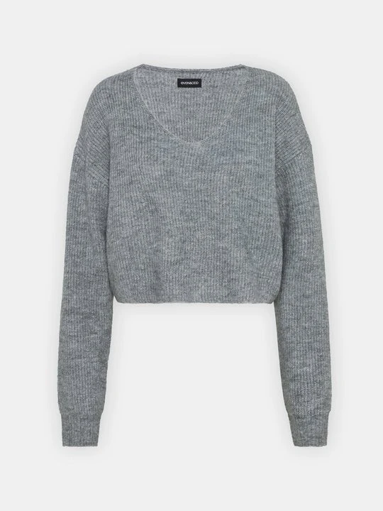 Zdjęcie produktu Sweter Even&Odd By Zalando szary melanż