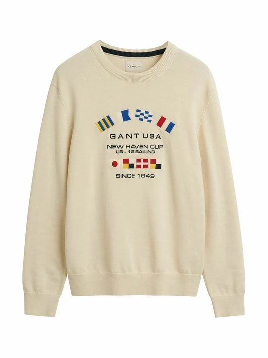 Zdjęcie produktu Sweter Gant mleczny