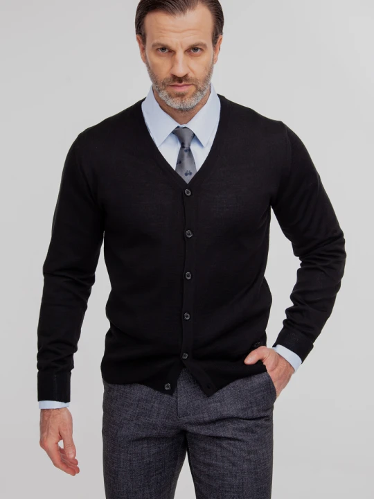 Zdjęcie produktu Sweter GIOACCHINO 01031A90CSA Giacomo Conti czarny