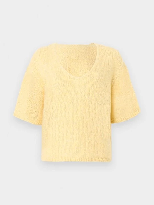 Zdjęcie produktu T-shirt basic JDY jasnożółty