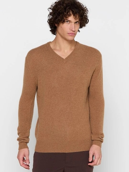 Zdjęcie produktu Sweter Just Cashmere brązowy
