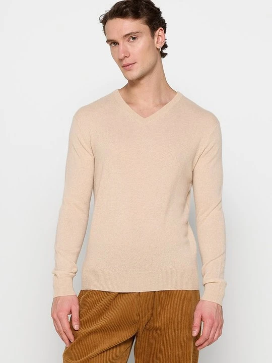 Zdjęcie produktu Sweter Just Cashmere beżowy