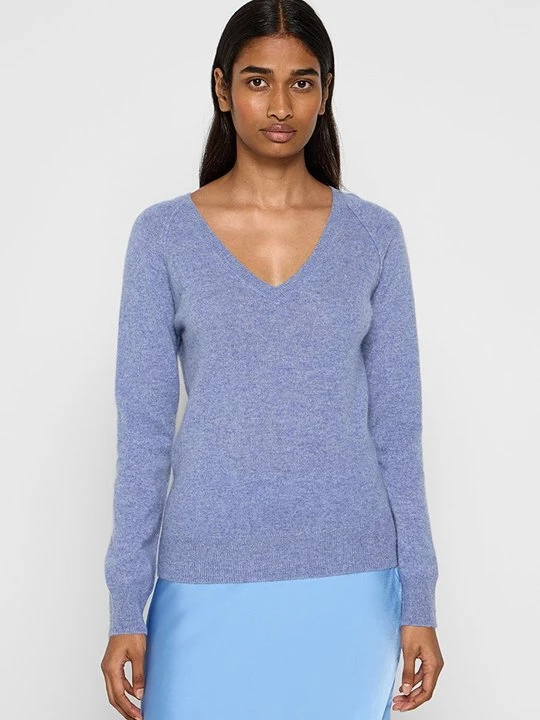 Zdjęcie produktu Sweter Just Cashmere niebieski
