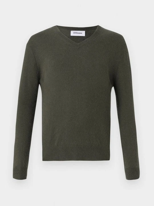 Zdjęcie produktu Sweter Just Cashmere ciemnozielony