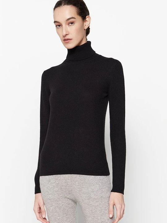Zdjęcie produktu Sweter Just Cashmere antracytowy melanż