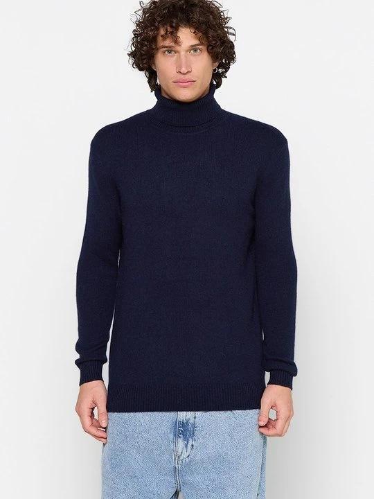 Zdjęcie produktu Sweter Just Cashmere granatowy